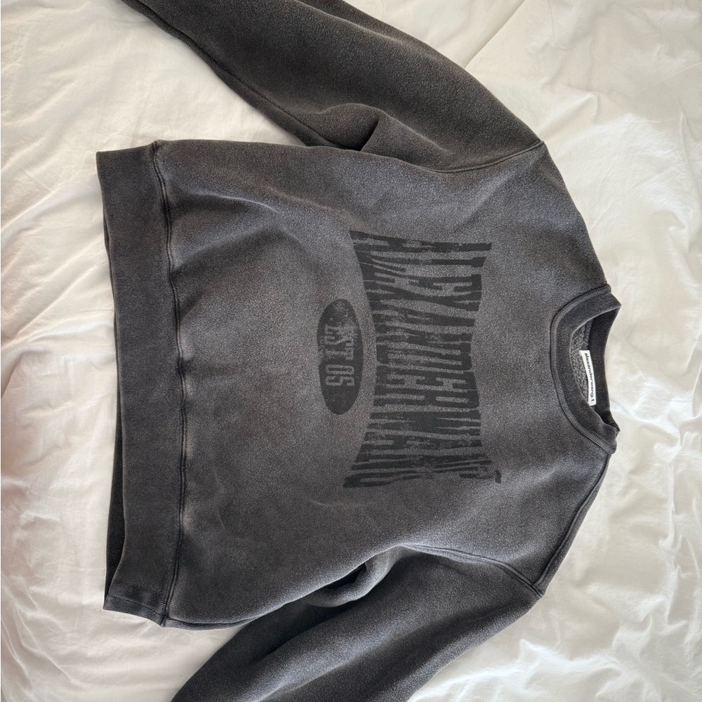 Alexander Wang Black Crew Neck Sweater